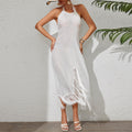 Damen Freizeitliches Maxikleid mit Fransen