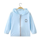 Unisex nan leichte Kapuzenjacke mit durchgehendem Reißverschluss und niedlichem Panda-Print  R&B