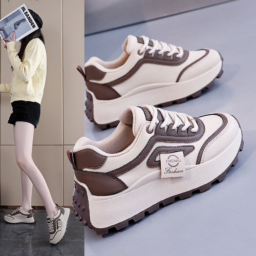 Damen Sportliche Sneakers mit rutschfester Profilsohle und atmungsaktivem Obermaterial R&B