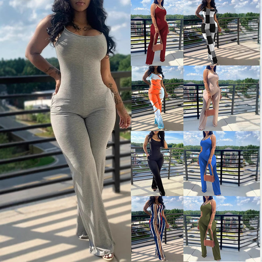 Damen Jumpsuit im modernen Streifenlook R&B