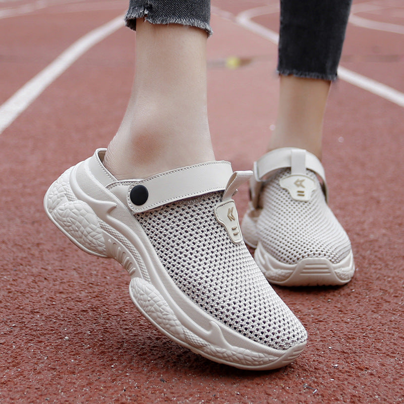Damen Atmungsaktive Slip-On Sneakers mit elastischem Riemen R&B