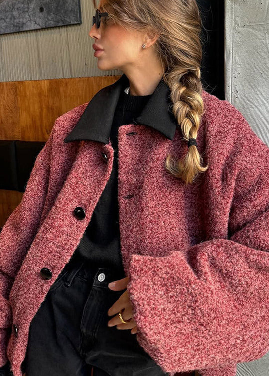 R&B | Teddy Bouclé Jacke - Schicker Oversized-Stil
