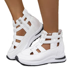 Damen Sportliche Plateausandalen mit verstellbarem Riemendesign R&B