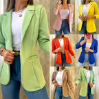 Damen Modischer Blazer mit lässigen Taschen