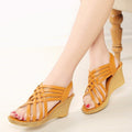 Damen Wedge-Sandalen mit elegantem Riemchen-Design und rutschfester Sohle