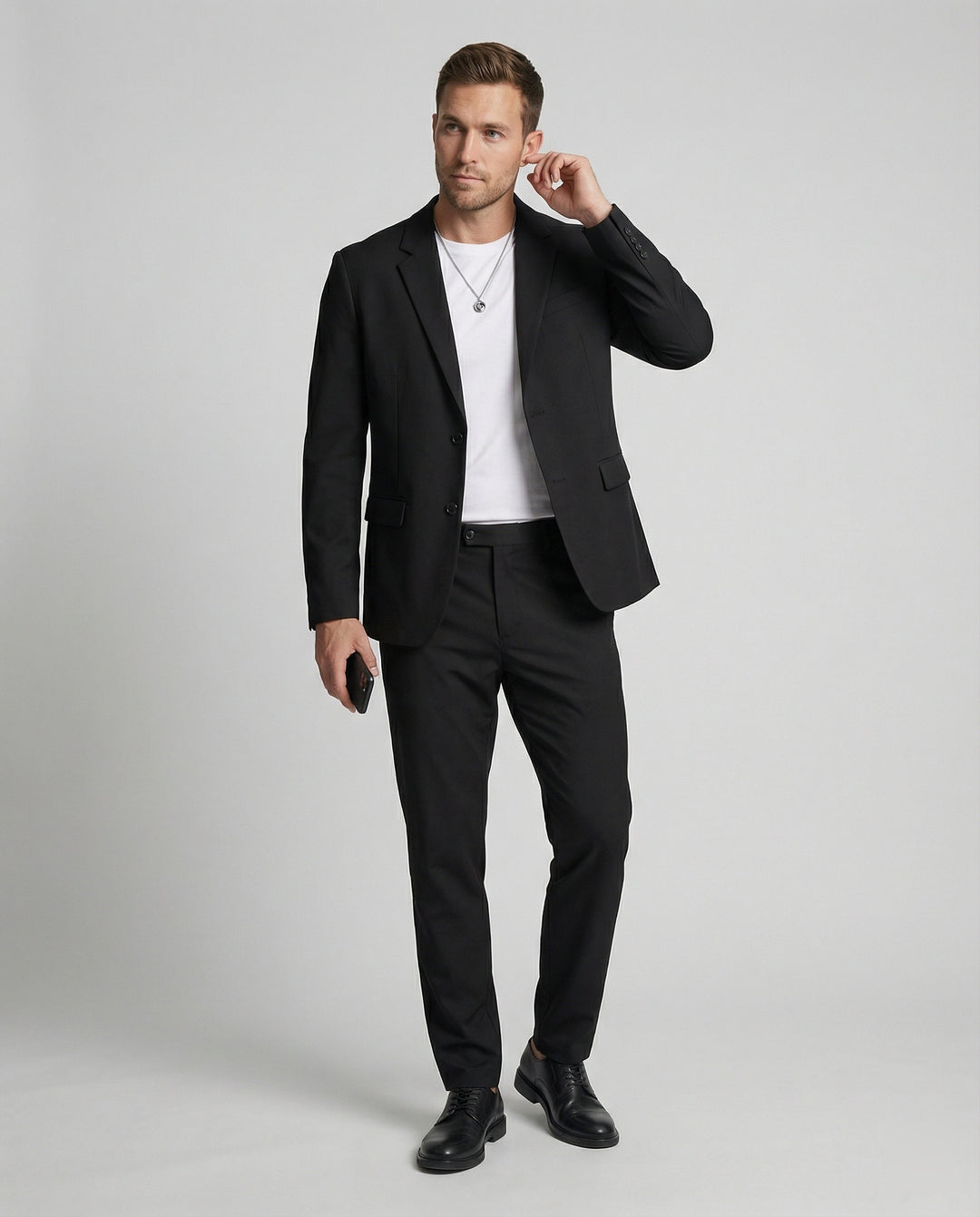 Eleganter Herren Freizeit Blazer Sakko für Herbst und Frühjahr