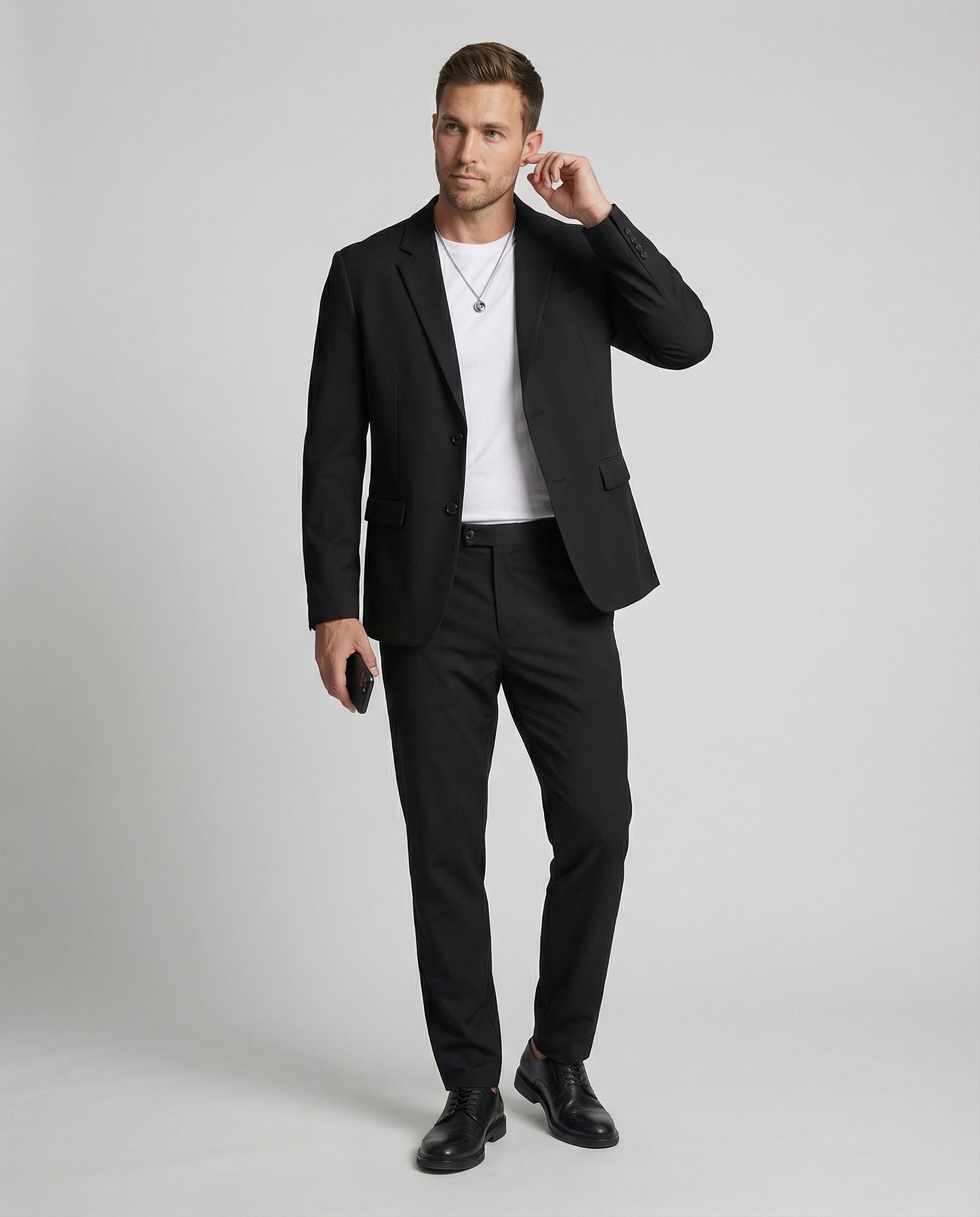 Eleganter Herren Freizeit Blazer Sakko für Herbst und Frühjahr