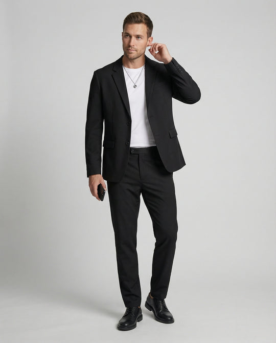Eleganter Herren Freizeit Blazer Sakko für Herbst und Frühjahr