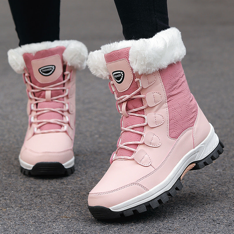 Damen Winterstiefel mit isolierendem Futter und rutschfester Sohle R&B