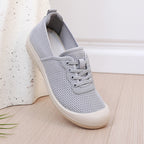 Damen Atmungsaktive Freizeit-Sneaker mit flexibler Sohle und elastischem Schnürsystem R&B