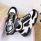 Damen Sportliche Chunky Sneakers mit rutschfester Sohle R&B