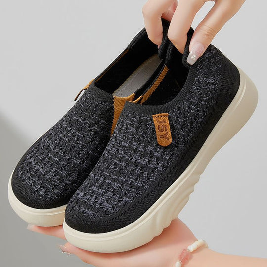 Damen Atmungsaktive Slip-On Sneakers mit elastischem Design R&B