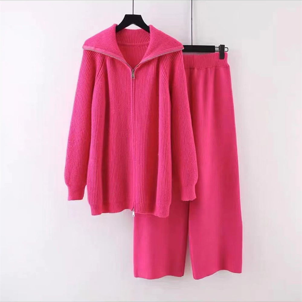 Damen Hochwertiges Strickanzug R&B