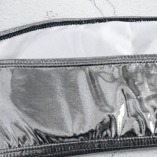 Damen Bandeau-Bikini mit eleganter Glanzoptik und modischen Muscheldetails R&B
