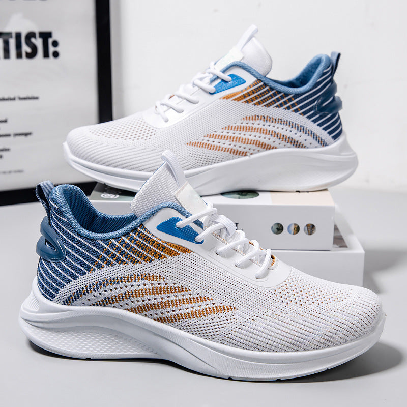 Damen Atmungsaktive Laufschuhe mit flexiblen Netz-Einsätzen und rutschfester Sohle R&B