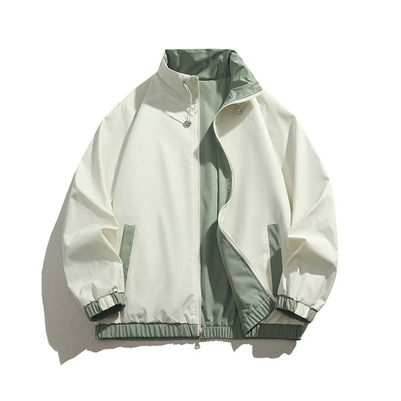 Herren sportliche Übergangsjacke mit elastischen Bündchen und praktischen Reißverschlusstaschen R&B