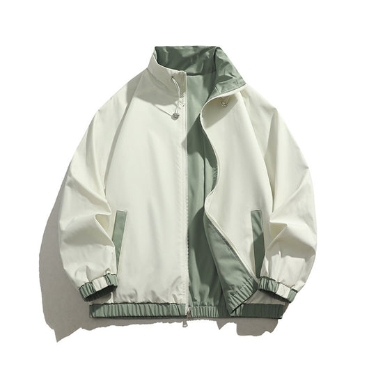 Herren sportliche Übergangsjacke mit elastischen Bündchen und praktischen Reißverschlusstaschen R&B