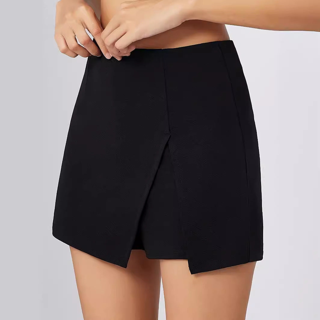 Damen asymmetrisches Kleidungsstück mit schwingendem Saum R&B