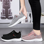 Damen Sportliche Sneakers mit atmungsaktivem Mesh-Obermaterial und dämpfender Laufsohle R&B