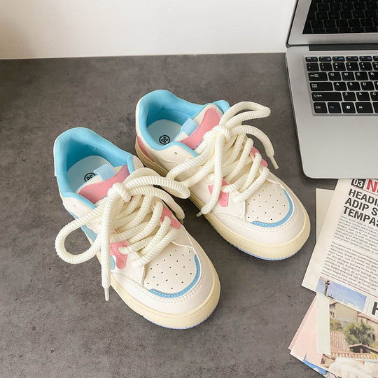 Damen Bequeme Sneakers mit buntem Design und atmungsaktiven Details R&B