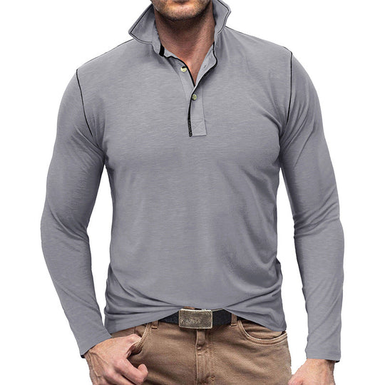 R&B | Pique Pullover Slim Passform Weiches Baumwollgefühl Langärmliger Stylischer Passform