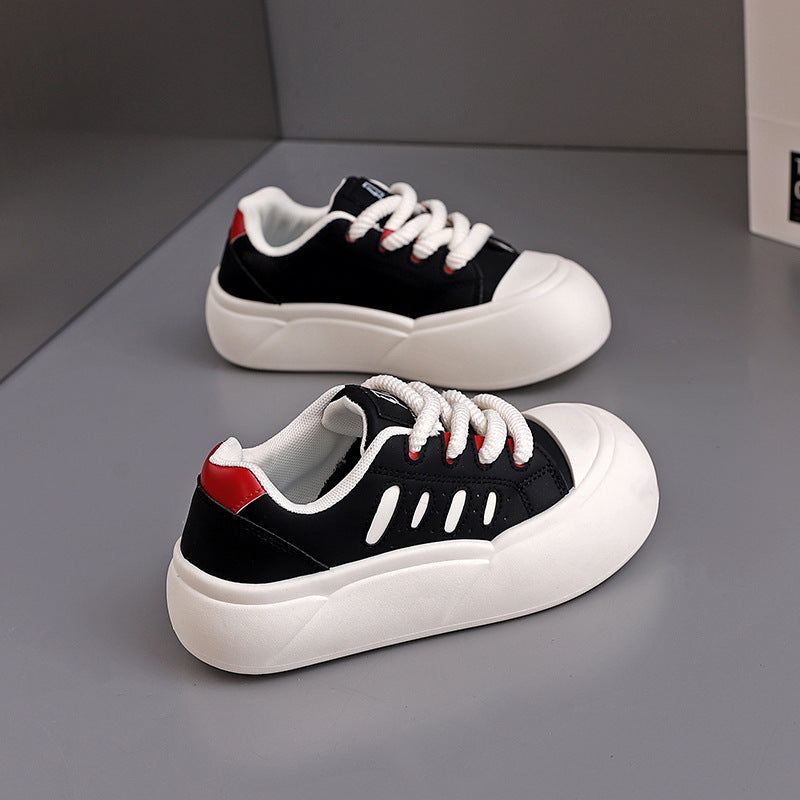 Damen Modische Sneaker mit dicker Gummisohle und atmungsaktiven Einsätzen R&B