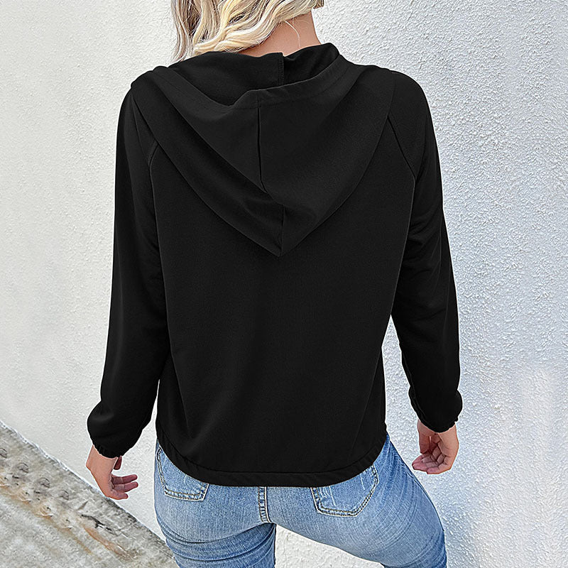 Damen Sportlicher Hoodie R&B