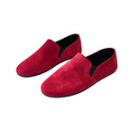Damen modische Mokassins aus hochwertigem Veloursleder