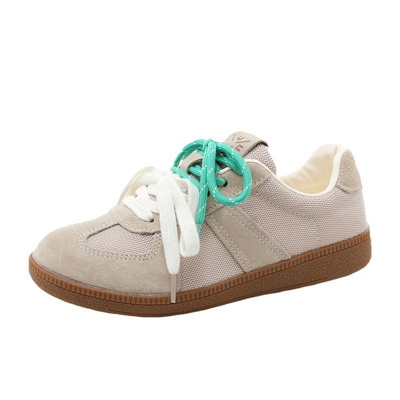 Damen Sportliche Sneaker aus strapazierfähigem Material mit atmungsaktiven Einsätzen R&B