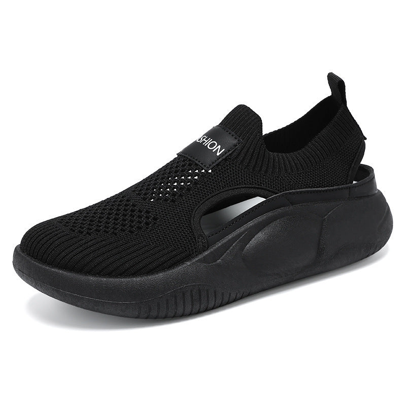 Damen Bequeme Slip-On Sneakers mit atmungsaktiver Mesh-Oberfläche und flexibler Sohle R&B