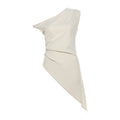 Damen asymmetrisches Wickeltop R&B