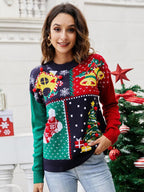 R&B | Der Patchwork-Weihnachtspullover Herren
