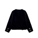 Damen weiche und luxuriöse Jacke aus Kunstfell R&B