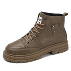 Herren hohe Stiefel mit robustem Obermaterial und griffiger Profilsohle R&B