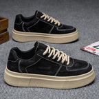 Damen luxuriöse Sneakers mit coolen Plateausohlen und robustem Obermaterial R&B