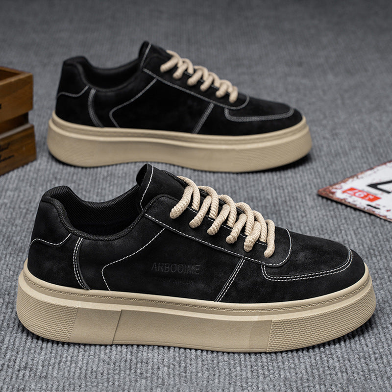 Damen luxuriöse Sneakers mit coolen Plateausohlen und robustem Obermaterial R&B