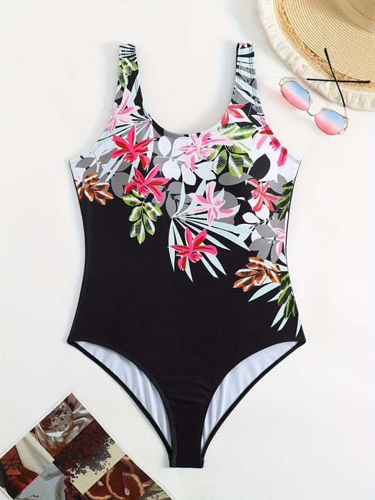 Damen Einteiler mit floralem Muster R&B