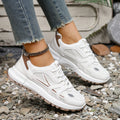 Damen Sportliche Sneaker mit atmungsaktivem Mesh-Obermaterial und rutschfester Sohle R&B
