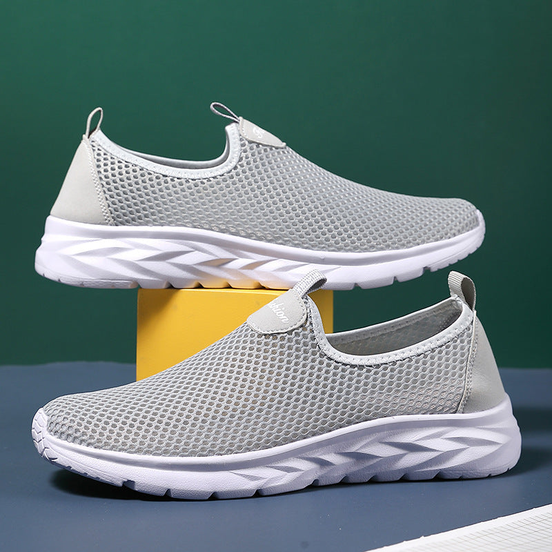 Damen Bequeme Slip-On Sneakers aus atmungsaktivem Mesh