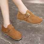 Damen Clogs mit praktischem Schnallenverschluss und rutschfester Sohle R&B