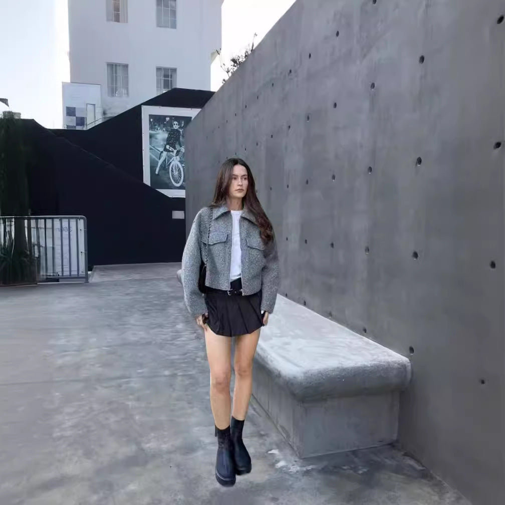 Damen Modische Jacke aus hochwertigem Material mit strukturiertem Schnitt R&B