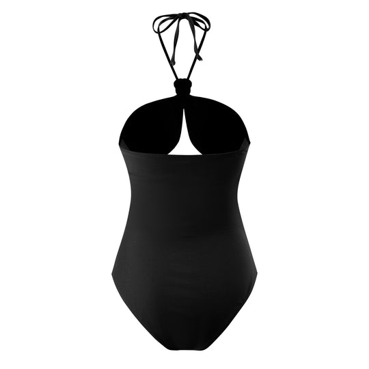 Damen Einteiler Badeanzug mit raffinierten Rüschen und modischem Wickeldesign R&B
