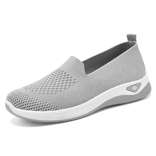 Damen bequeme Slip-On Sneakers R&B