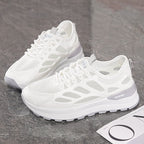 Damen Sportliche Laufschuh mit atmungsaktivem NetzoberMaterial und dämpfender Sohle R&B