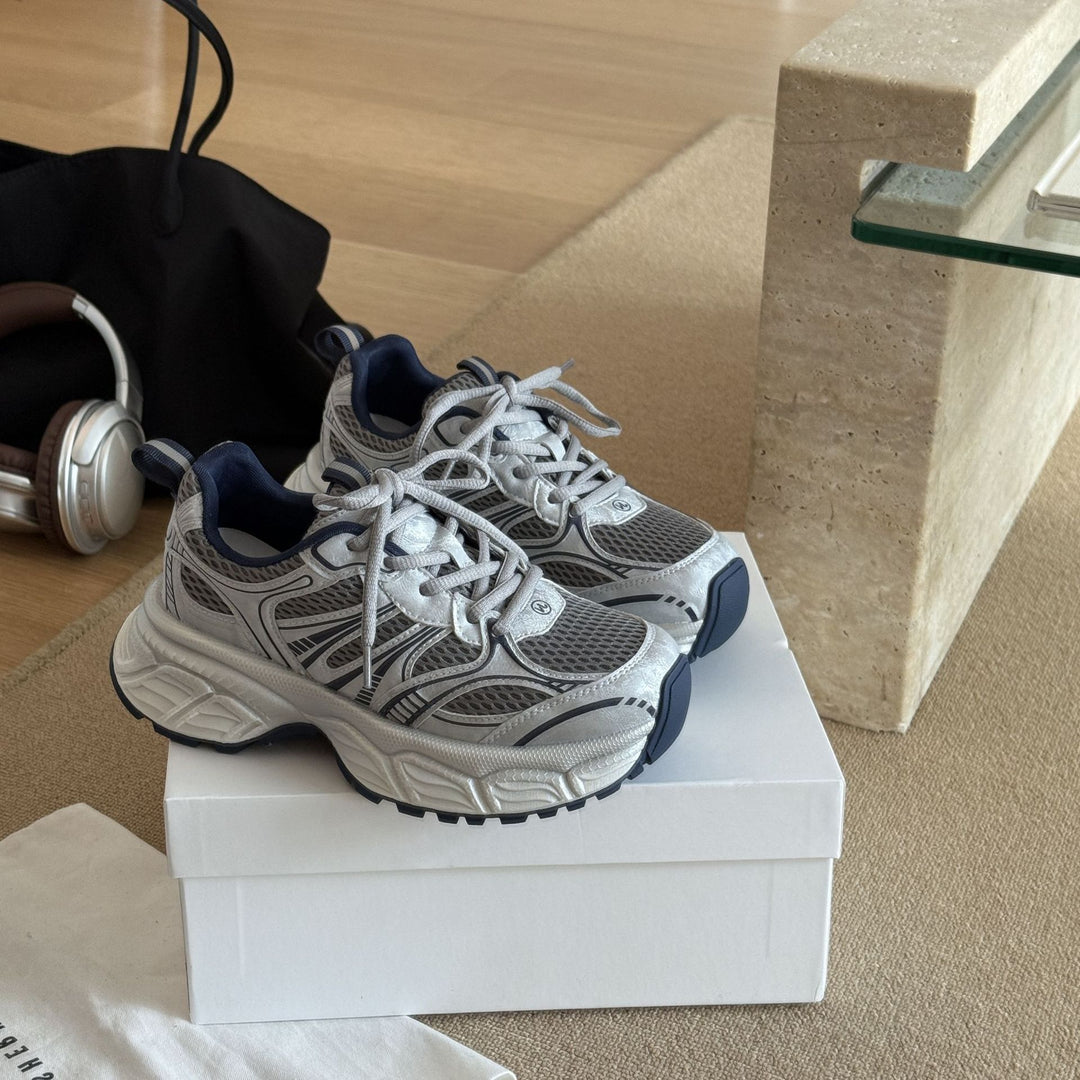 Damen Sportliche Lauf-Sneaker mit atmungsaktiver Mesh-Oberfläche und stabilem Dämpfungssystem R&B