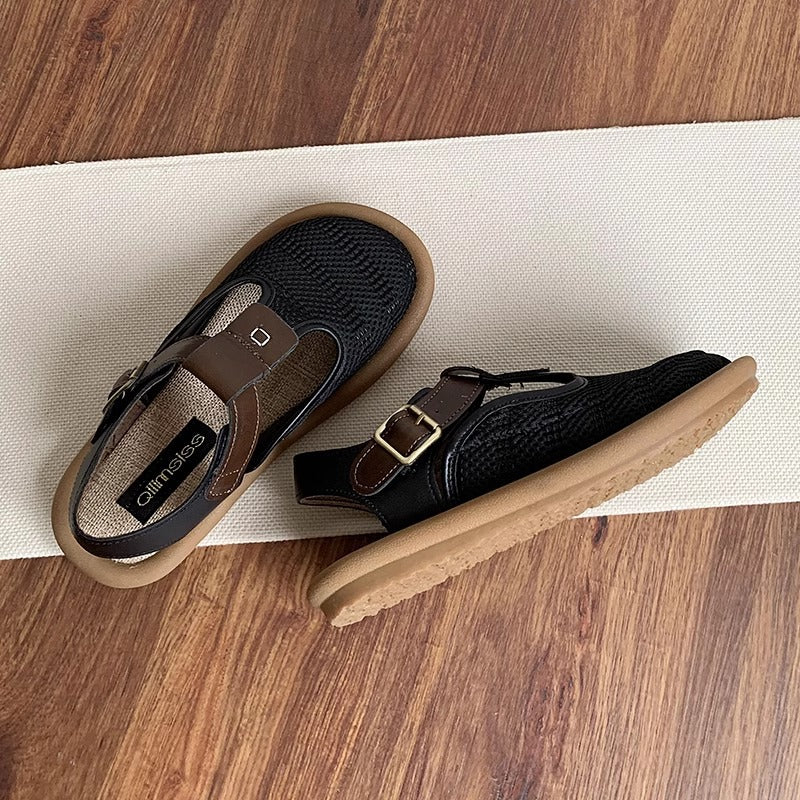 Damen Atmungsaktive Sandalen mit verstellbarem Riemen und komfortablem Fußbett R&B