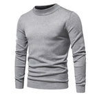 Herren Rollkragenpullover aus weichem Strickmaterial mit feiner Rippstruktur