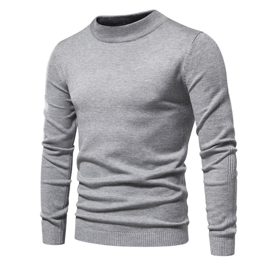 Herren Rollkragenpullover aus weichem Strickmaterial mit feiner Rippstruktur R&B