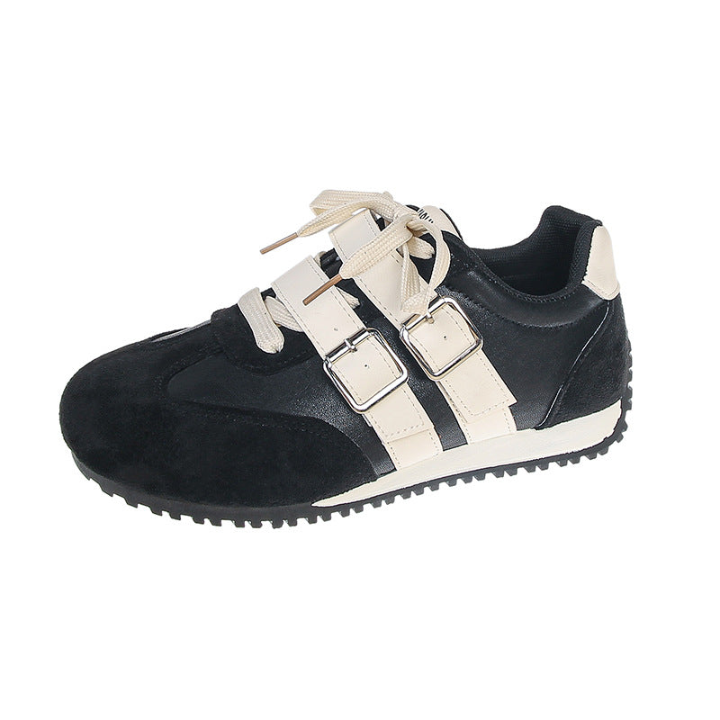 Damen modische Sneakers mit verstellbaren Riemen und komfortabler Sohle