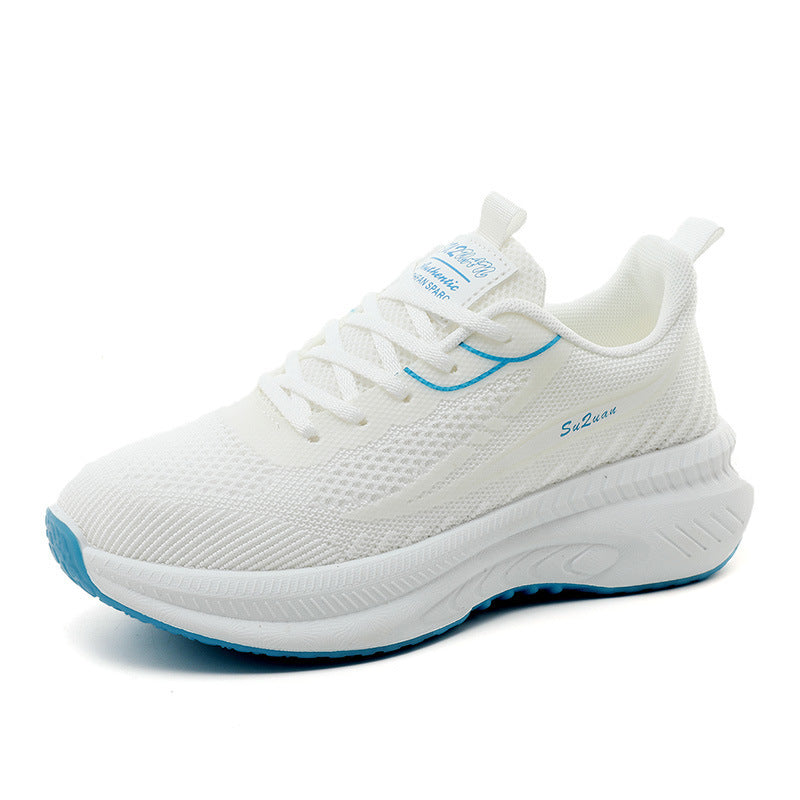 Damen Sportliche Sneakers mit atmungsaktivem Mesh-Obermaterial und dämpfendem Sohlenprofil R&B